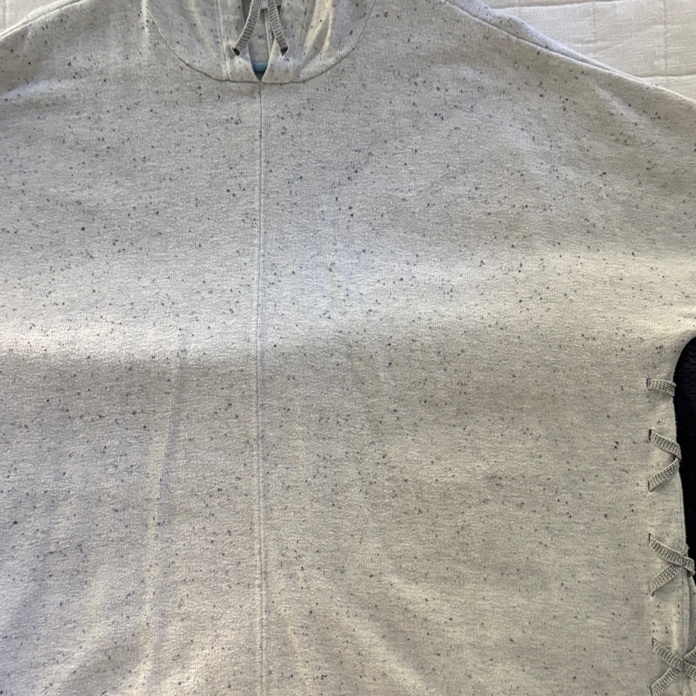 CAbi Light Gray pull over hoodie